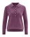 Polo Hempage écologique violet chanvre et coton bio pour femme 