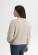 Pull en maille de coton biologique beige clair