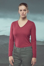 T-shirt femme avec encolure en v