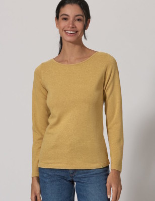 T-shirt matière naturelle bateau femme