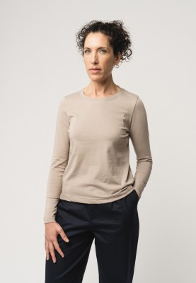 T-shirt coton bio melawear couleur taupe