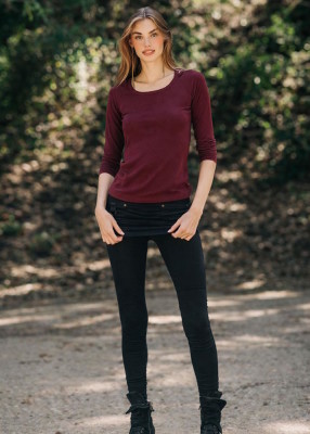 T-shirt écologique femme en macel de chanvre