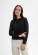 T-shirt épais coton bio femme noir