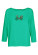 t-shirt bambou femme vert avec broderie vélo