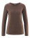 T-shirt manches longues basique pour femme Hempage