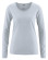 T-shirt gris platine en chanvre et coton bio pour femme