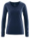 T-shirt chanvre coton bio hempage femme couleur bleu marine
