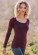 T-shirt original en bambou pour femme