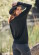 T-shirt chauve-souris noir pour la danse