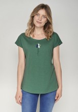 T-shirt coton bio femme avec imprimé original