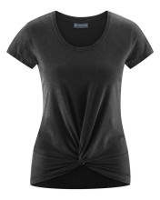 T-shirt écologique yoga noir