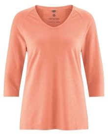 T-shirt raglan femme en chanvre et coton bio