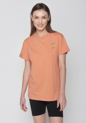 T-shirt coton bio femme