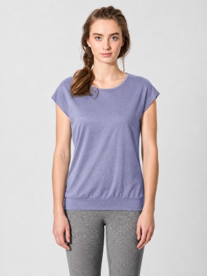 T-shirt yoga en chanvre et coton biologique