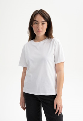 T-shirt coton bio blanc femme