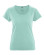 T-shirt femme en chanvre et coton bio vert d'eau