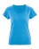 T-shirt chanvre coton bio femme bleu