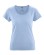 T-shirt chanvre coton bio manches courtes bleu