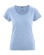 T-shirt chanvre coton bio manches courtes bleu