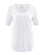 T-shirt long femme matière écologique couleur blanc