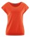 T-shirt chanvre coton bio orange pour le yoga