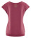 T-shirt écologique yoga femme rouge bordeaux