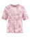 T-shirt écolo femme imprimé jungle couleur rose
