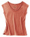 T-shirt chanvre coton bio orange