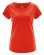 T-shirt rouge femme en chanvre et coton biologique