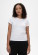 T-shirt coton bio blanc femme