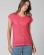 T-shirt effet chiné en chanvre et coton bio pour femme