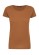 T-shirt coton biologique femme couleur caramel