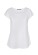 T-shirt blanc en coton bio certifié GOTS pour femme