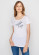 T-shirt coton bio blanc avec imprimé oiseaux