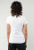 t-shirt blanc en coton bio gots pour femme