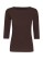 T-shirt coton bio couleur café
