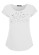t-shirt blanc en coton bio pour femme