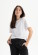 T-shirt coton bio blanc pour femme