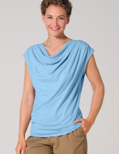 Top femme col cascade Hempage mode éthique