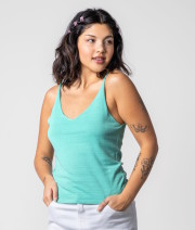 Haut en maille de coton bio pour femme