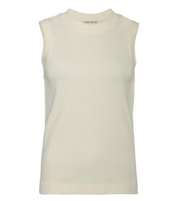 Débardeur coton biologique femme couleur blanc crème