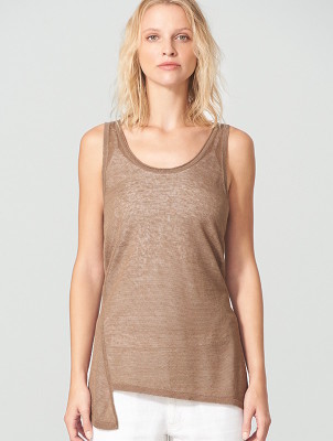 Débardeur maille de chanvre écologique femme