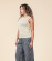 Débardeur crème femme coton bio