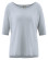 Petit pull manches courtes en coton bio et chanvre gris