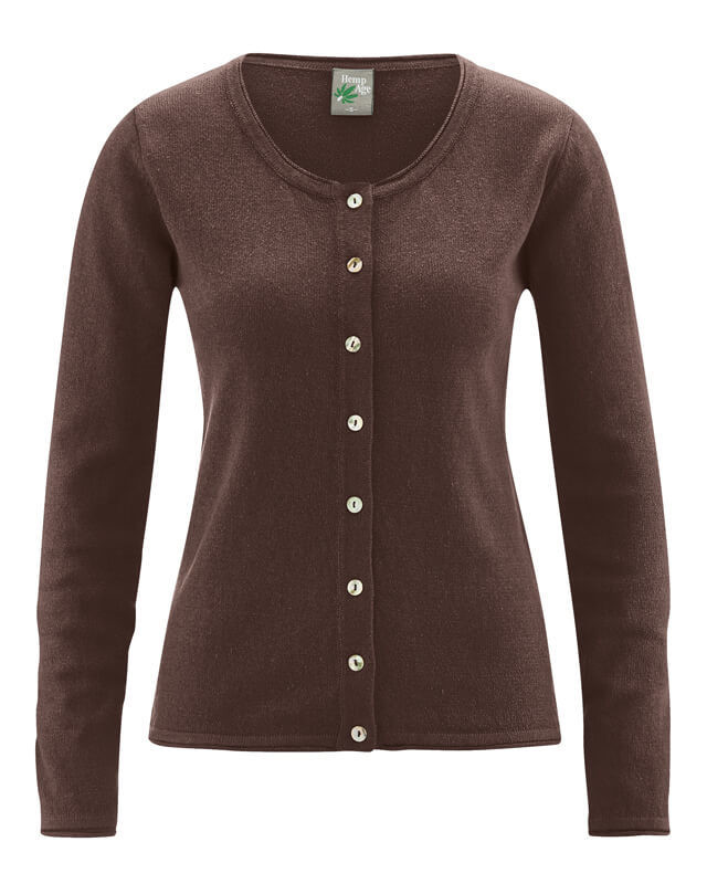 Cardigan Femme - chanvre et coton bio recyclé