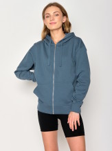 Sweat femme en coton biologique bleu