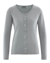 Gilet laine responsable gris