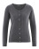 Gilet laine femme couleur gris anthracite