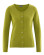Gilet femme en laine, chanvre et coton bio couleur vert