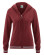 Gilet zippé en chanvre et coton bio couleur châtaigne